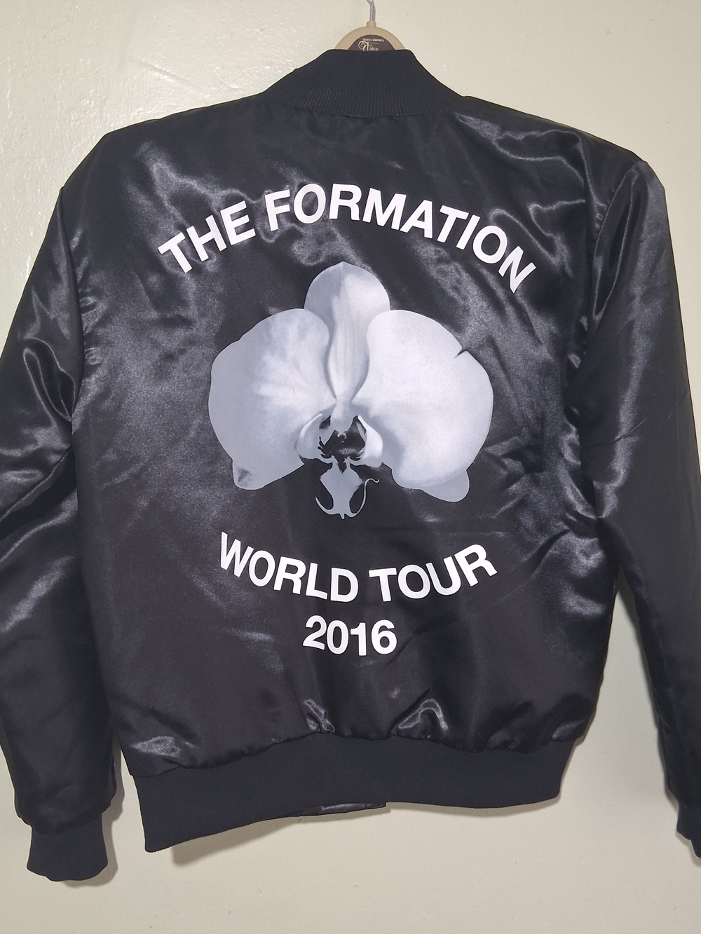 Black Satin 'The Formation' World Tour Bomber Jacket